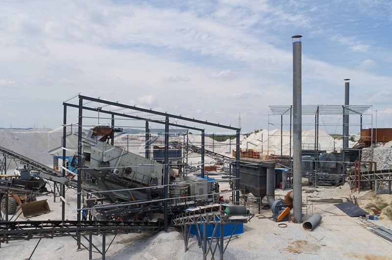 Procesos de trituración y molienda de agregados México