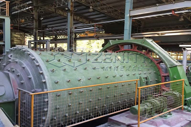 Molino de bolas para el procesamiento de mineral de oro