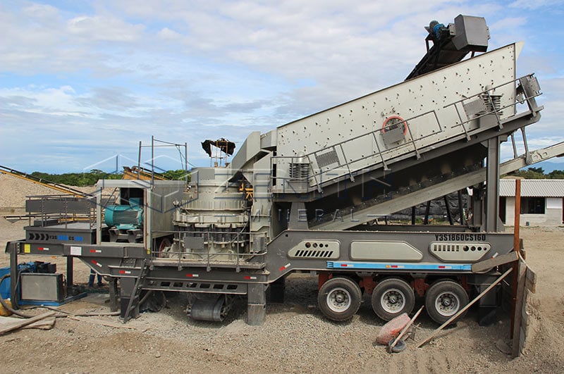 Compra trituradora móvil conica en Colombia