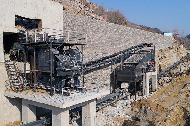 Equipos de una planta de trituración de dolomita