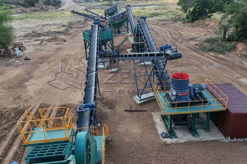 Equipos para proceso de trituración de agregados en México