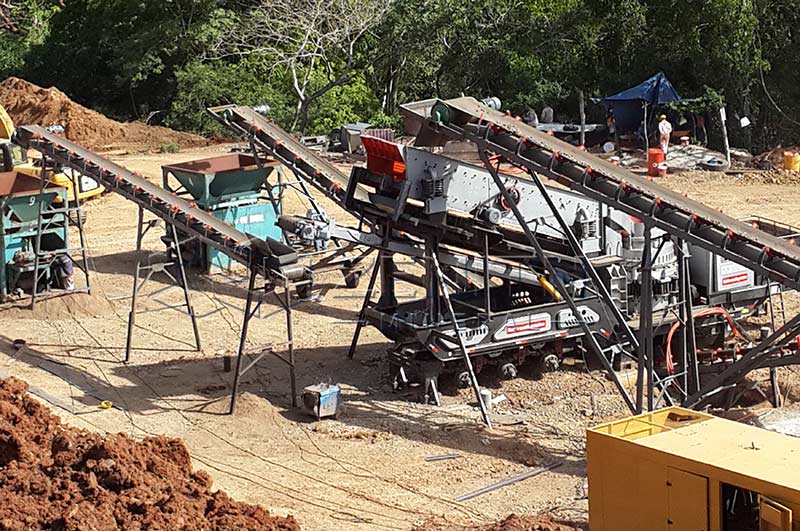 Trituradora de roca dura en México para minería