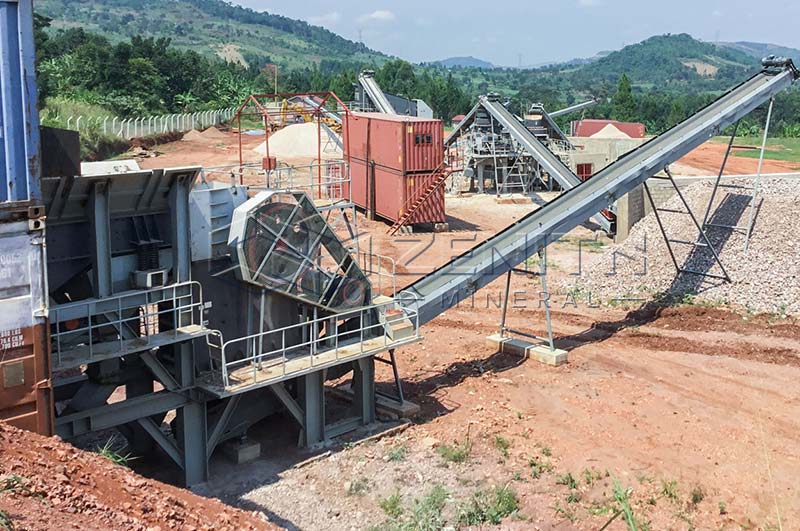 Trituradora de mandíbulas para el procesamiento de mineral de oro