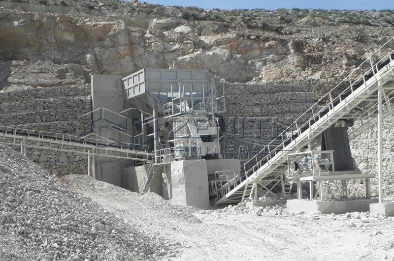 Trituradora de mandíbula para minería de cuarzo en Chile