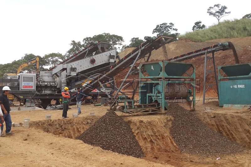 Planta móvil de trituración de mineral de hierro en mexico