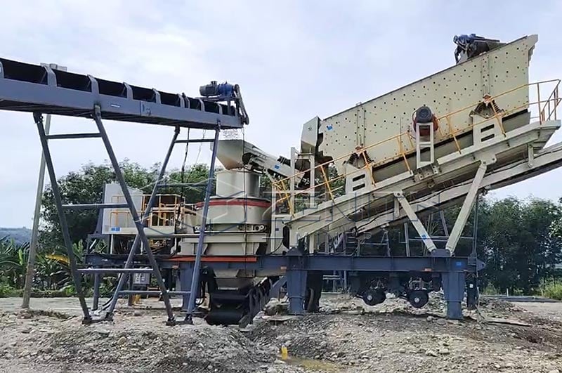 Planta Móvil De Trituración De Piedra De Río Para Minería