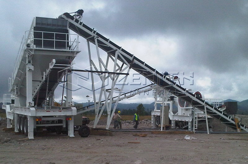 Trituradora de piedra para mineria portatil Chile