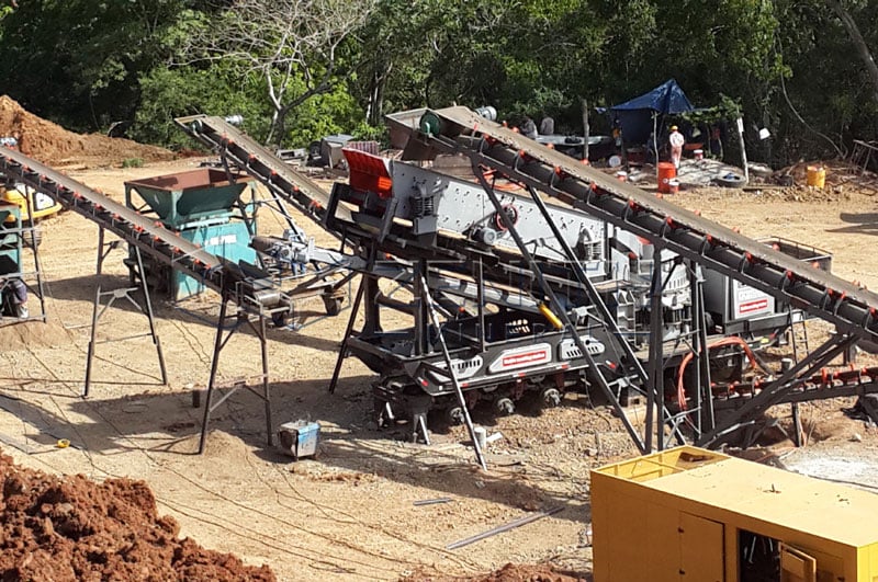Trituradoras de rocas y minerales para oro