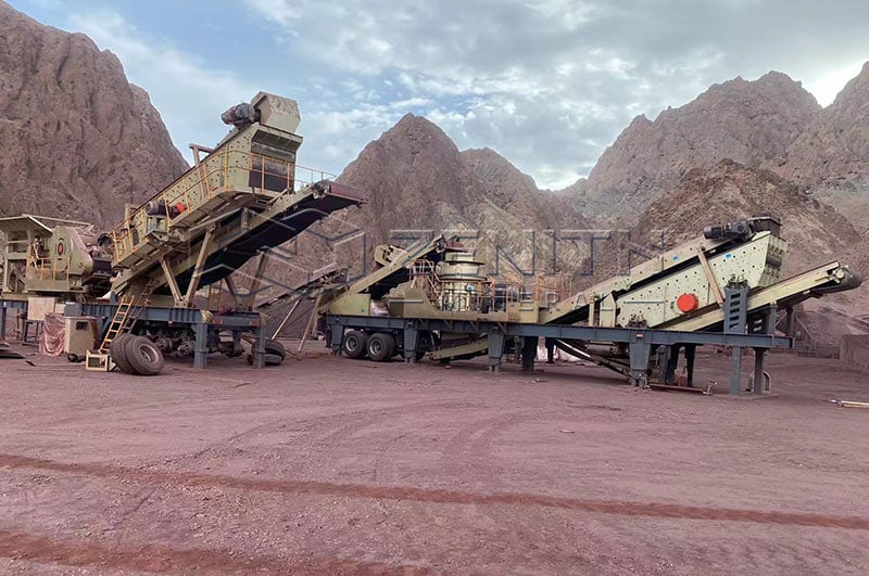 Trituradora de rocas para minería de cobre en México