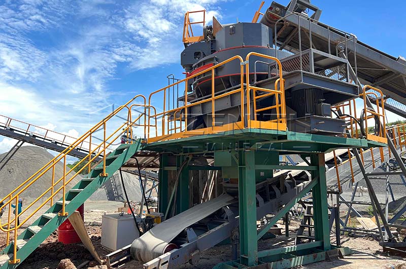 Trituradora de arena para producir arena industrial