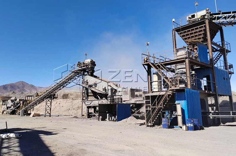 Trituradora de piedra para minería de hierro chile