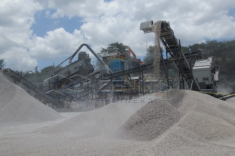 Planta trituradora de piedra para grava y arena