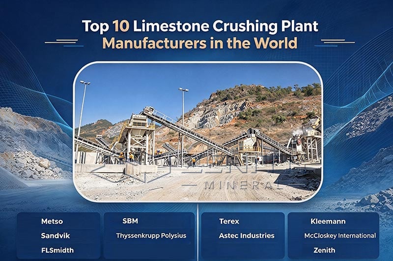 Los 10 principales fabricantes de plantas de trituración de piedra caliza del mundo