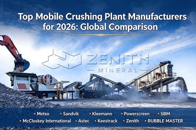 Principales fabricantes de plantas móviles de trituración para 2026: comparación global